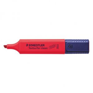 Zakreślacz Staedtler Classic Colors, mocny czerwony
